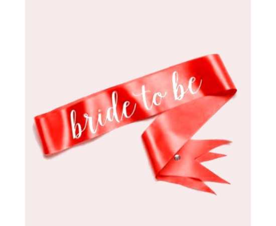 Bride To Be Sash For Unisex - 1 Piece