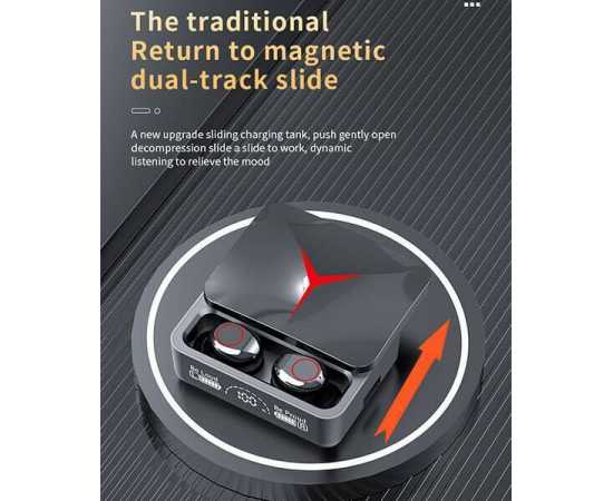 M90 Pro TWS Bluetooth Wireless Earbuds - Black