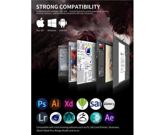 Digital Graphic Tablets Drawing & Writing 8192 Levels