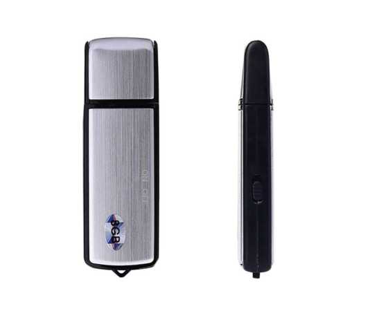 Professional Digital USB Voice Recorder 8GB Rechargeable Mini Dictaphone