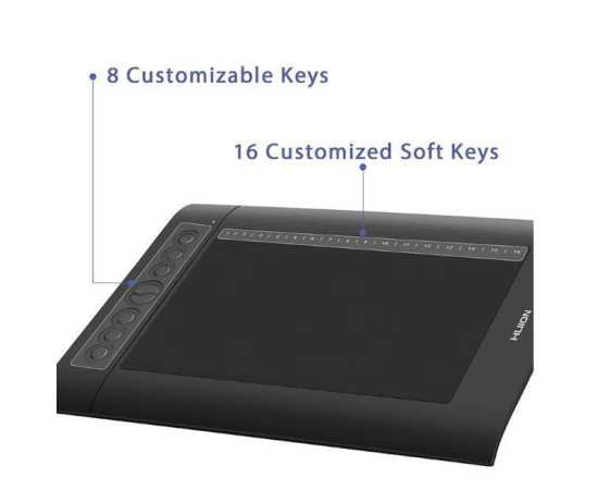 Huion H610 Pro V2  Digital Graphic Drawing Tablet with Tilt Function