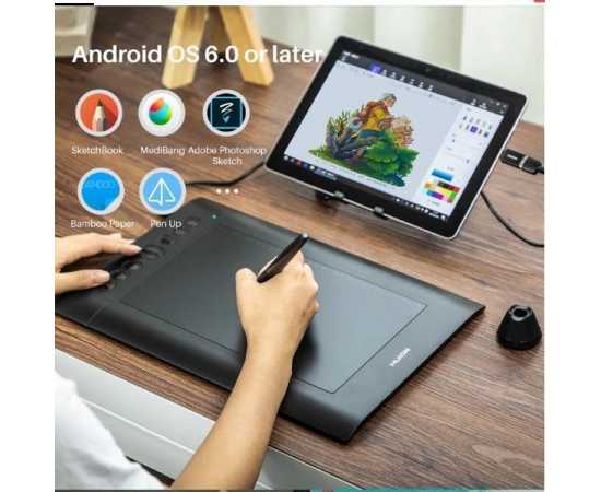 Huion H610 Pro V2  Digital Graphic Drawing Tablet with Tilt Function