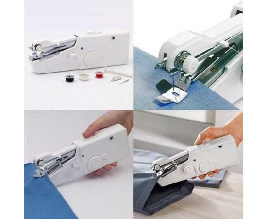 Mini Electric Portable Handheld White Sewing Machine