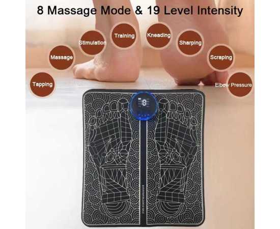 Rechargeable Foot Massage Pad - Black