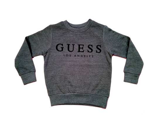 Guess Jersey Fabric Sweatshirt - Dark Grey