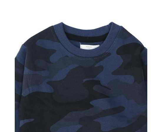 Mango Kids Sweatshirt - Army-blue
