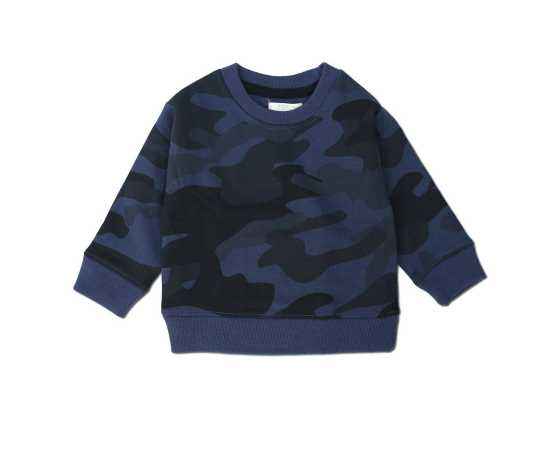 Mango Kids Sweatshirt - Army-blue