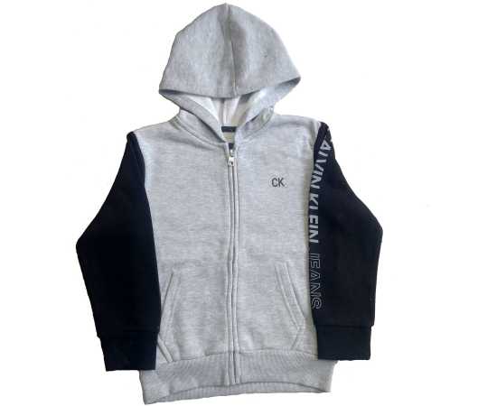 Calvin Jersey Fabric Klein Kids Hood - Grey