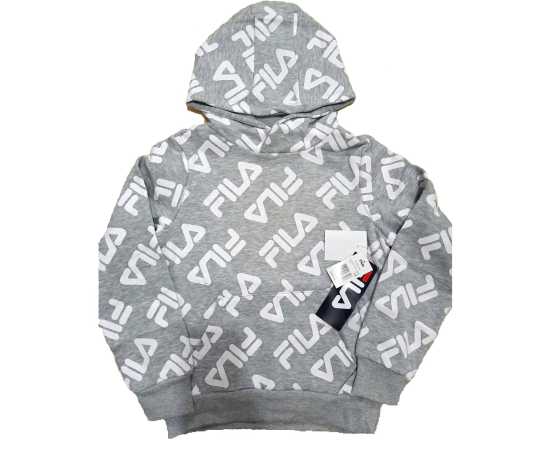 Fila Jersey Fabric Kids Hood - Grey