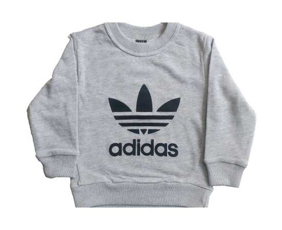 Adidas Jersey Fabric Sweatshirt - Grey
