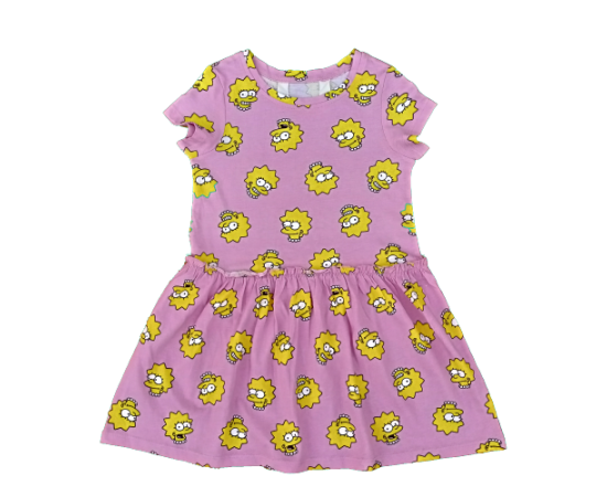 H&M Frock  For Girls - Pink