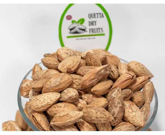 Kagzi American Almond in Shell - Pack of 1KG Badam