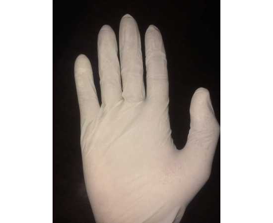 Medium SIze safety latex examination gloves Disposable - 50 Pairs