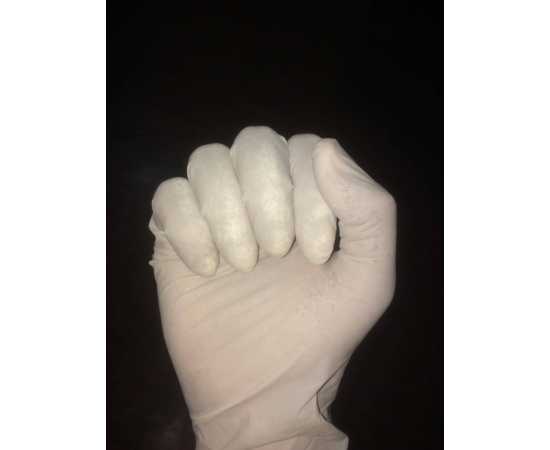 Medium SIze safety latex examination gloves Disposable - 50 Pairs