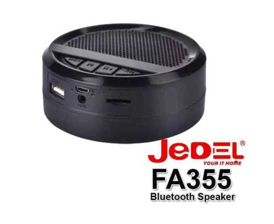Jedel FA355 Bluetooth Rechargeable Speaker - Black