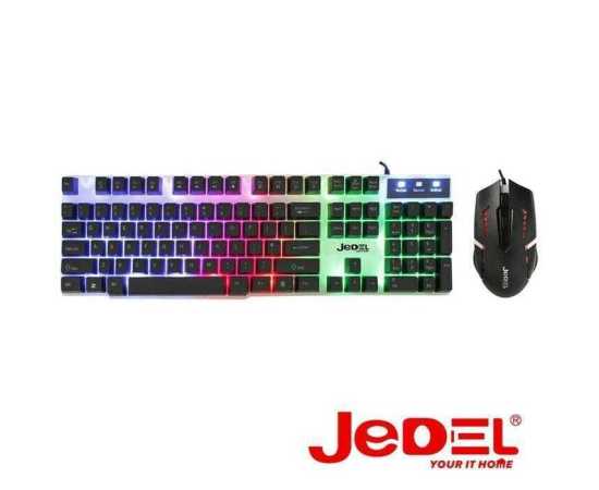 Jedel Gk100 Wired Gaming Backlight Keyboard & Mouse Combo Set