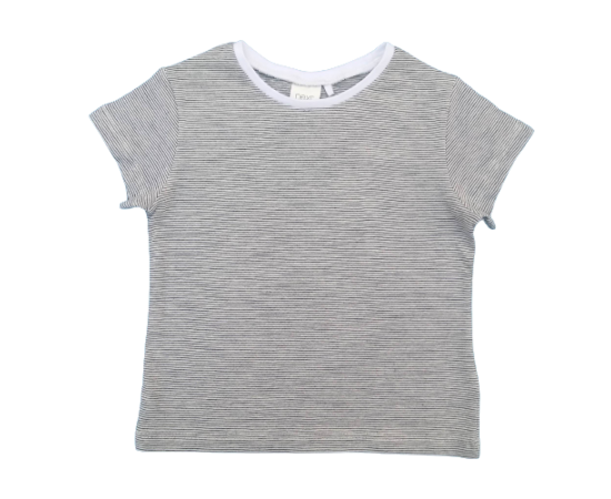 T-Shirt Cotton Fabric Round Neck - Grey