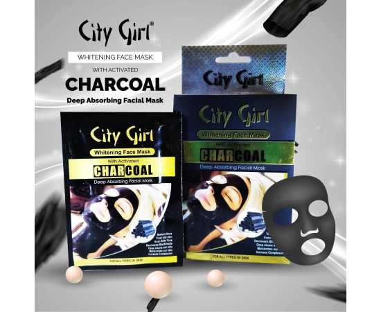 Charcoal Mask Sachet 10 Pcs Master