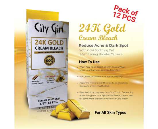 City Girl Gold Bleah Sachet 12 Pcs Master