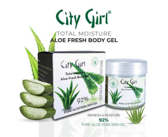 City Girl Fresh Body Aloe Vera Gel Jar
