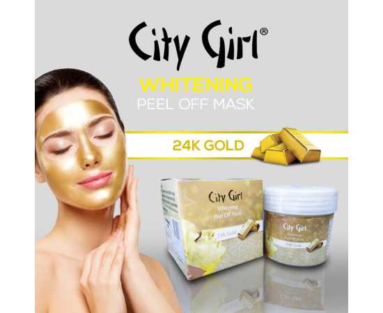 City Girl Gold Peel Off Mask Jar