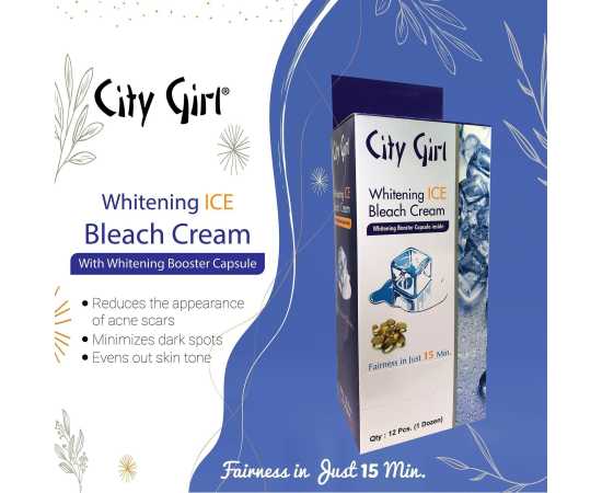 City Girl Ice Bleach Sachet 12Pcs Master