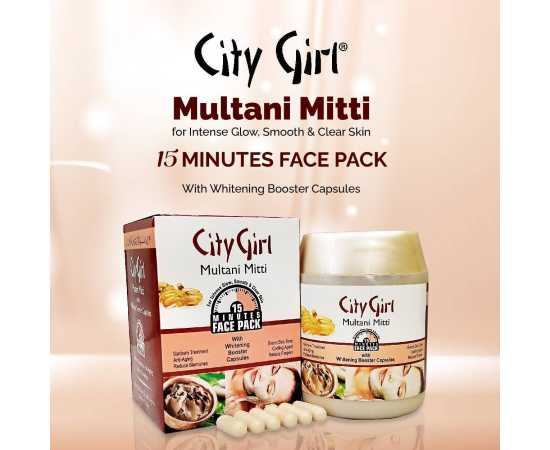 City Girl Multani Mitti Jar With Capsule