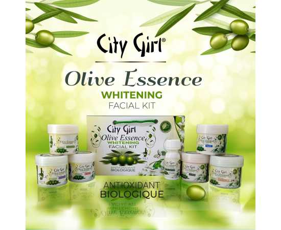 City Girl Olive Facial Trial Kit Jar