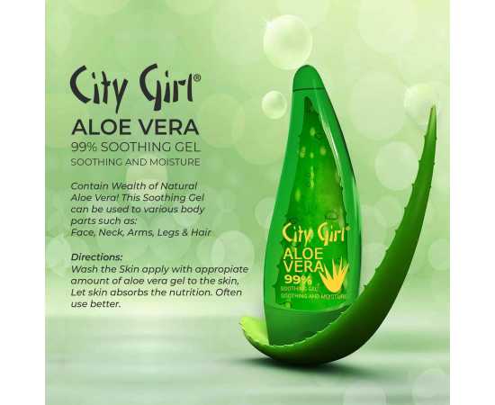City Girl Aloevera Tube Soothing & Moisture Gel
