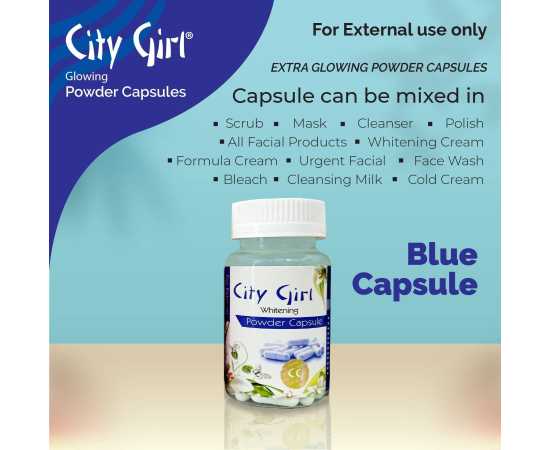 City Girl Whitening Capsule Jar (Blue)