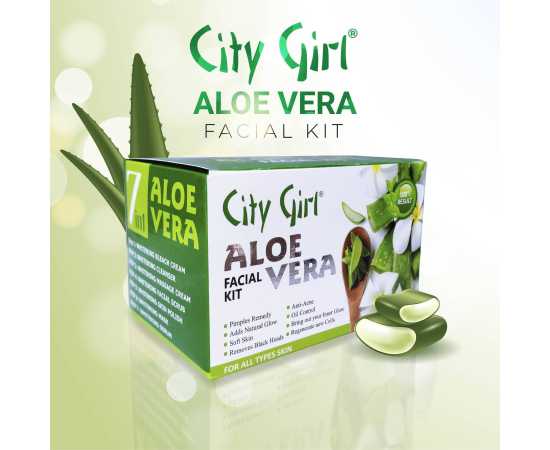 Aloevera Facial 7 Steps Sachet Kit