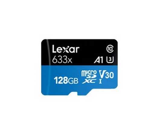 Lexar 128GB 633X High Performance Micro Memory SB Card