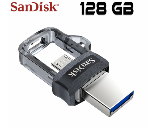 SanDisk 128GB Dual OTG M3 USB Flash Drive