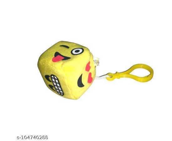 Soft Cotton Emoji Keychain For Girl's And Boy's