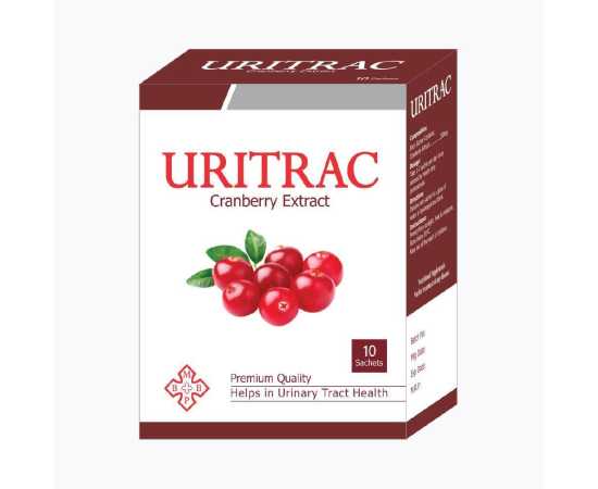 URITRAC Nutritional Supplements Cranberry Extract - Pack of 10 Sachet