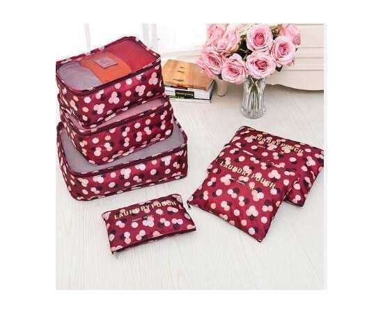 6 PCS Clothing Storage Packing Organizer Travel Bags Set