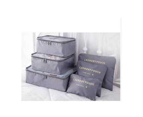 6 PCS Clothing Storage Packing Organizer Travel Bags Set