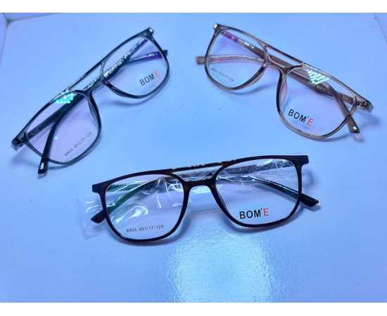 Square Shape Plastic Bome Frame Glasses For Kids