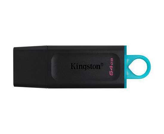 Kingston 64GB Dt Exodia USB 3.2 Flash Drive - Black