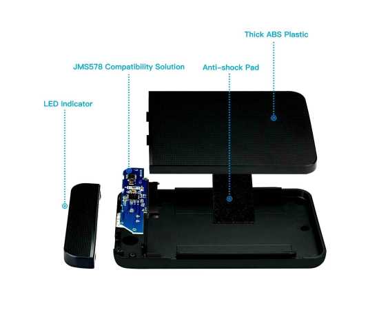 Kesu K103 USB 3.0 Sata External Hard Drive Casing 2.5 Inch - Black