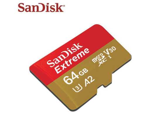 Sandisk Extreme 64GB Micro Memory SB Card For Cameras