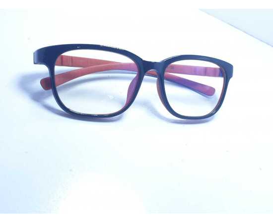 Classic Unbreakable Frame Eye Wear Glasses For Kids - Black