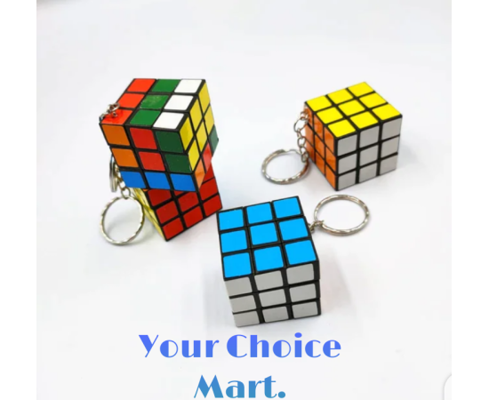 Rubic Cube Keychain For Girl's & Boy's - 1 Piece