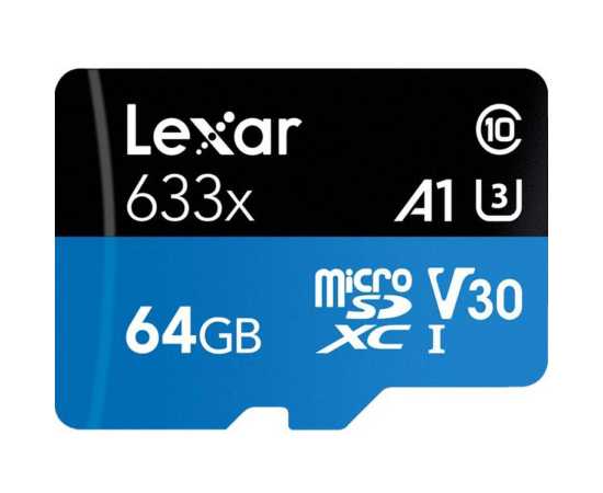 Lexar 64GB High Performance Micro Memory SB Card