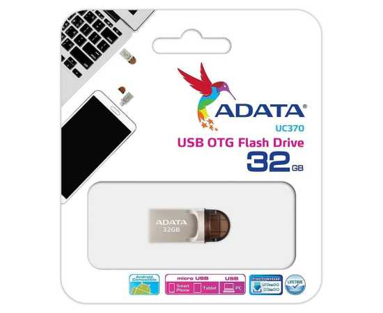 Adata 32GB Type-C OTG USB Flash Drive 3.1 Speed - Uc370