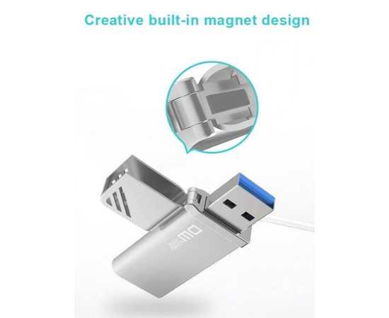 DM 16GB USB Metal Flash Drive 3.0 Speed - PD068 - Silver