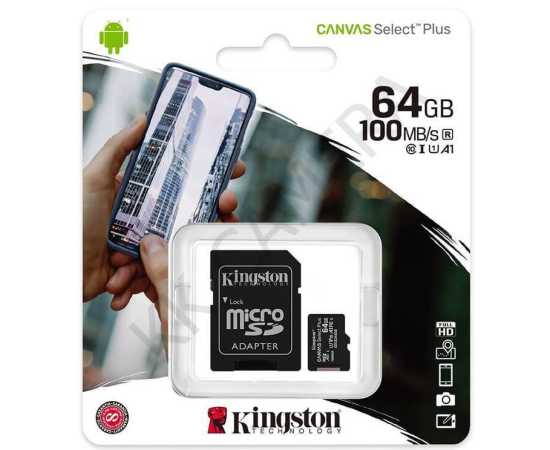 Kingston 64GB Micro Memory SD Card