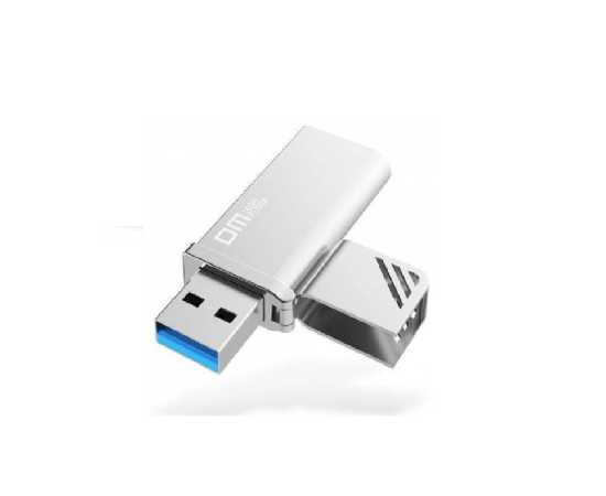 DM 16GB USB Metal Flash Drive 3.0 Speed - PD068 - Silver