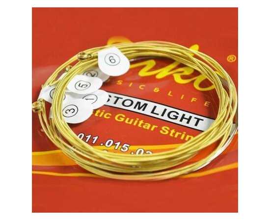 Ziko Custom Light Acoustic Guitar String Set