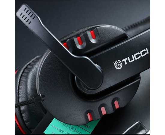 Tucci X6 Super Bass Gaming Headphone With Mic - Black